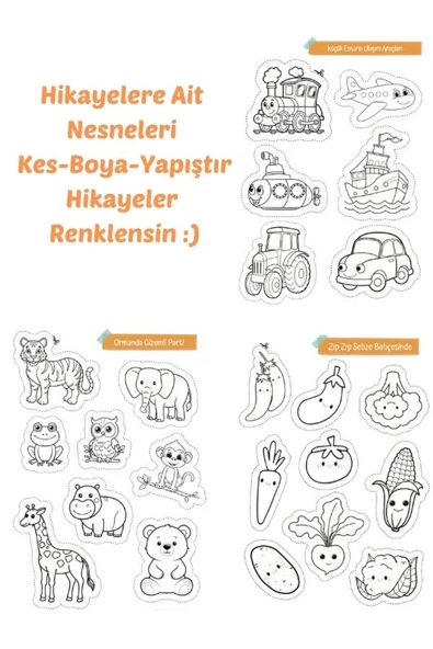 İş Kültür En 21 Kitap Set- Kes Boya Yapıştır Kitabı Hediyeli- Tarçın ve Doğa Serisi - Resim 4