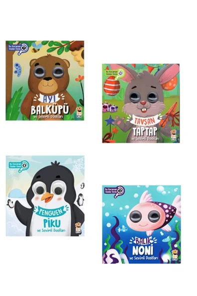 +2 Yaş Bu Kocaman Gözler Kimin 4’lü Set ürün görseli