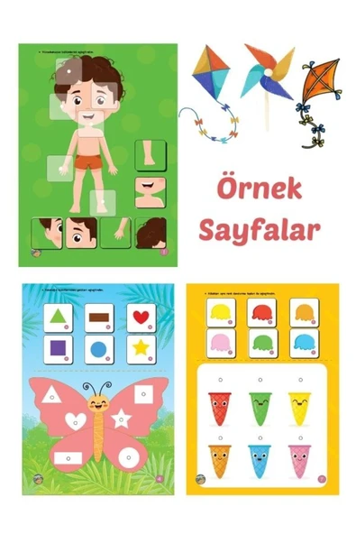 3 Kitap Set - 16-24 Ay Cırt Cırtlı Etkinlikler I - II ve İş Kültür Uykusu Gelmeyen Porsuk - Resim 6