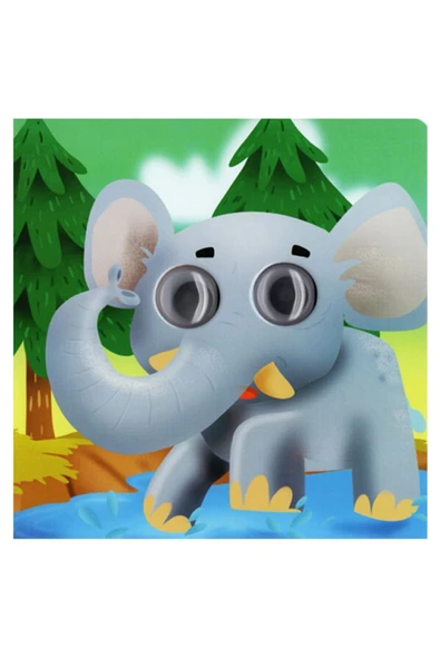 +2 Yaş Bu Kocaman Gözler Kimin 3’lü Set () - Resim 3