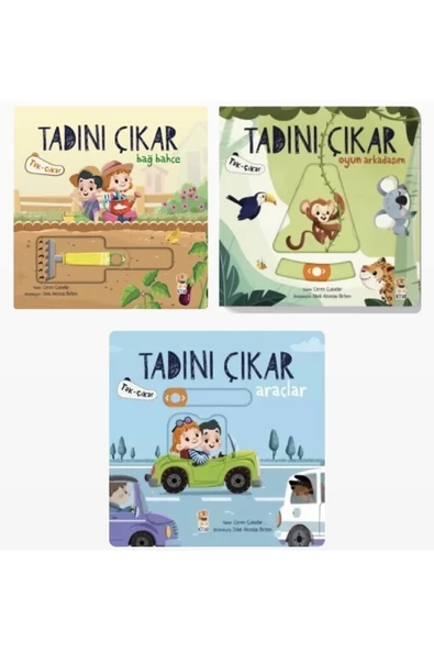 Tadını Çıkar 3'lü Set ( Bağ Bahçe- Araçlar-Oyun Arkadaşlarım ) ürün görseli