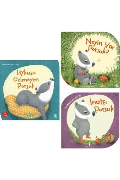 Uykusu Gelmeyen Porsuk&inatçı Porsuk&neyin Var Porsuk Kitap Seti ürün görseli