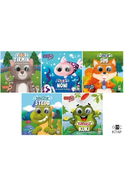 Bu Kocaman Gözler Kimin 0-6 Yaş Hareketli 5 Kitap Set ürün görseli