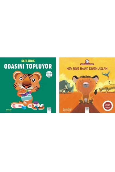 Kaplancık Odasını Topluyor / Her Şeye Hayır Diyen Aslan 2 Kitap Set ürün görseli
