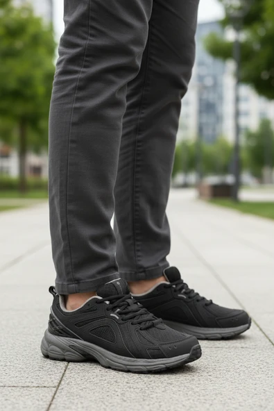 Hammer Jack Siyah Bağcıklı Erkek Outdoor Ayakkabı - Resim 3