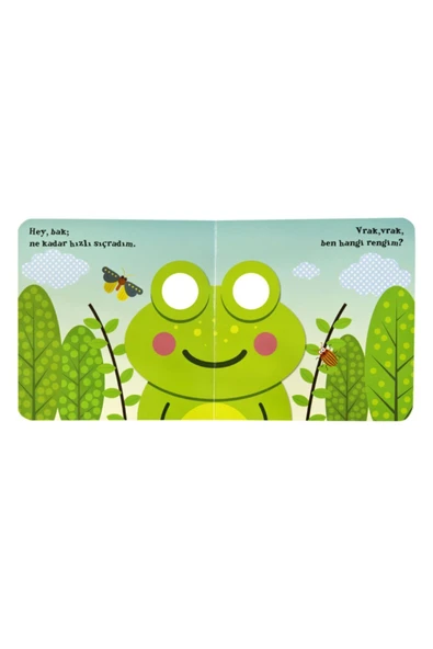 Bebek Kitapları Maske Kitabı Ce Ee Renkler - Resim 2