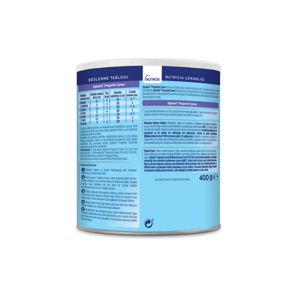 Aptamil Pregomin Syneo 400 gr Mama - Resim 2