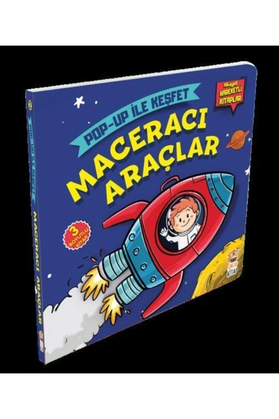 Pop-up Ile Keşfet - Hareketli Kitaplarım 4'lü Set - Resim 5