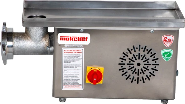 12 NO ET KIYMA MAKİNESİ 0,37 kw PROFESYONEL HIZLI VE PRATİK - Resim 2