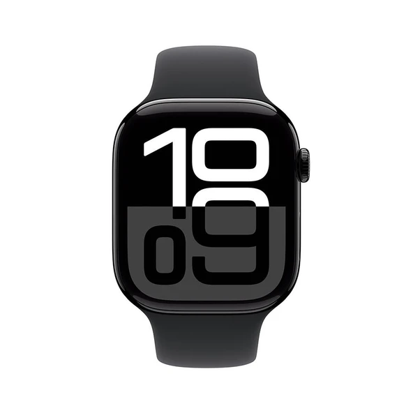 Apple Watch Series 10 GPS 42mm Jet Black Aluminium Case with Black Sport Band (Teşhiri Ürünüdür) - Resim 2