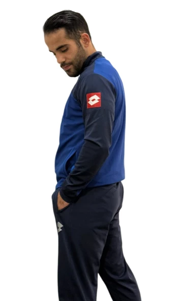 Lotto Suit Shine Camp II Full-Zip Erkek Eşofman Takımı R4233 - Resim 5