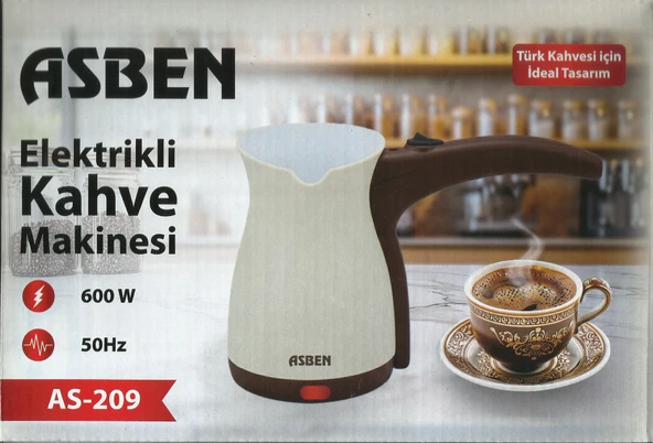 Asben plastik AS-209 Elektrikli cezve kahve makinesi ürün görseli