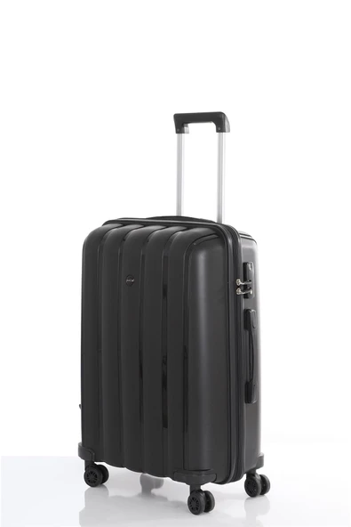 MÇS 305 İKİLİ SET POLİPROPİLEN KIRILMAZ VALİZ ORTA KABİN - Resim 5