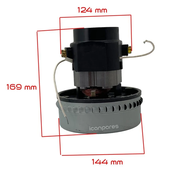Elektrikli Süpürge Motoru SRV61 1400 W - Resim 3