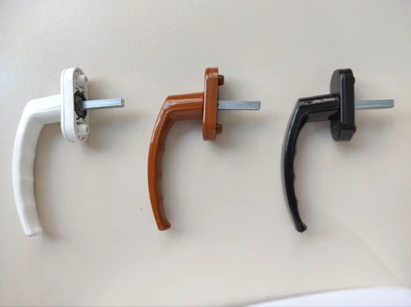 Pvc Pimapen Pencere Kolu Balkon Sürme Kapı Kolu PLASTİK 5 Adet - Resim 4