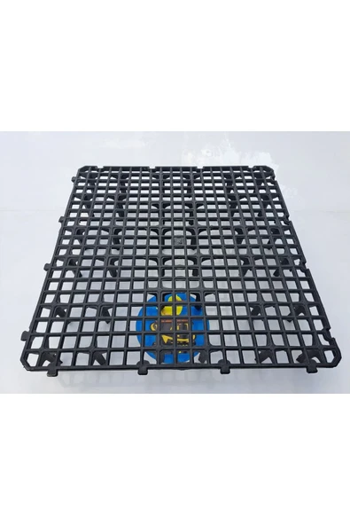 Mh PLASTİK KÜMES IZGARASI 50X50 cm Yükseklik 8cm /4 ADET(1m2) - Resim 2