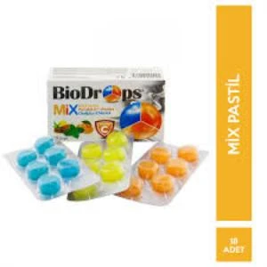 Biodrops Mix & C vitamini pastil 18 li ürün görseli 1