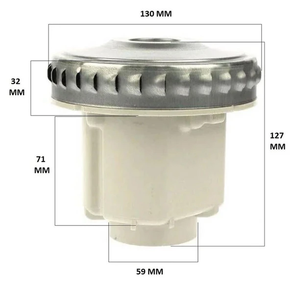 Elektrikli Süpürge Motoru SRV59 1200 W - Resim 2