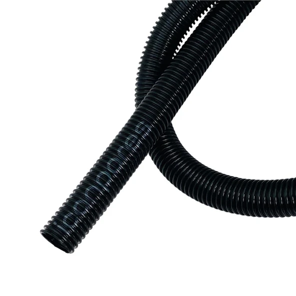 20 Metre İç Çap 38mm - Dış Çap 41.5mm Siyah Süpürge Hortumu | Ev, Ofis, Endüstriyel ve Ticari Kullanım - Resim 2