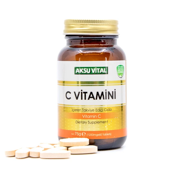 Aksu Vital C Vitamini 60 Tablet ürün görseli