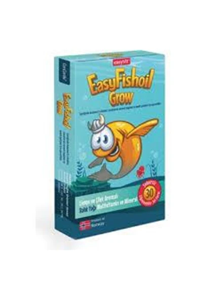 EasyFishoil Grow 30 Jel Tablet ürün görseli