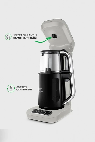 Karaca Robotea Pro 4 in 1 Konuşan Çay Makinesi Starlight ürün görseli