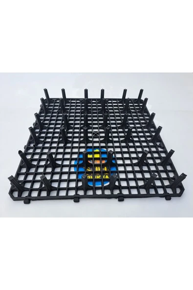 Mh PLASTİK KÜMES IZGARASI 50X50 cm Yükseklik 8cm /4 ADET(1m2) - Resim 3