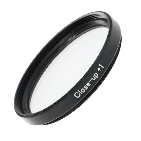 Ayex Close-Up Filtre Seti 67 mm +1 +2 +4 +10 Diyopter Optik Cam İnce Alüminyum Çift Vidalı Kılıflı - Resim 4