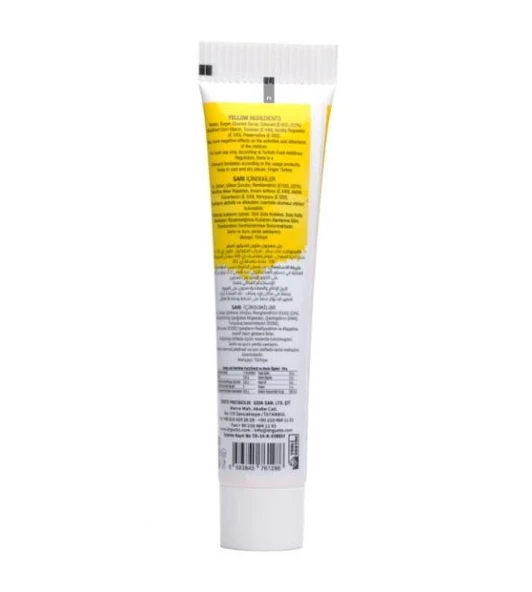 DR GUSTO TÜP JEL GIDA BOYASI SARI - 50 GR - Resim 2