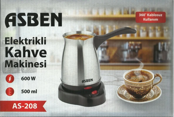 Asben ÇELİK AS-209 Elektrikli cezve kahve makinesi ürün görseli