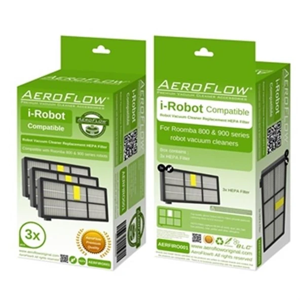 AeroFlow iRobot Roombaa 800/900 Filtre 3'lü Paket - Resim 2