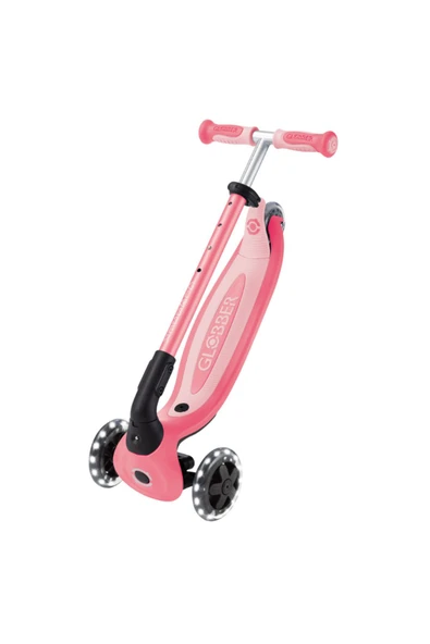 GLOBBER IŞIKLI SCOOTER KOYU PASTEL PEMBE - Resim 3