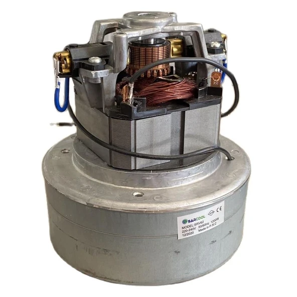Elektrikli Süpürge Motoru SRV62 Metal Flanşlı 1200 W ürün görseli
