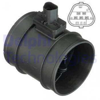 Opel Hava Debimetre İnsignia A Astra J B16dth A20dth A20dtr - Delphi Af10410-12b1 ürün görseli 1