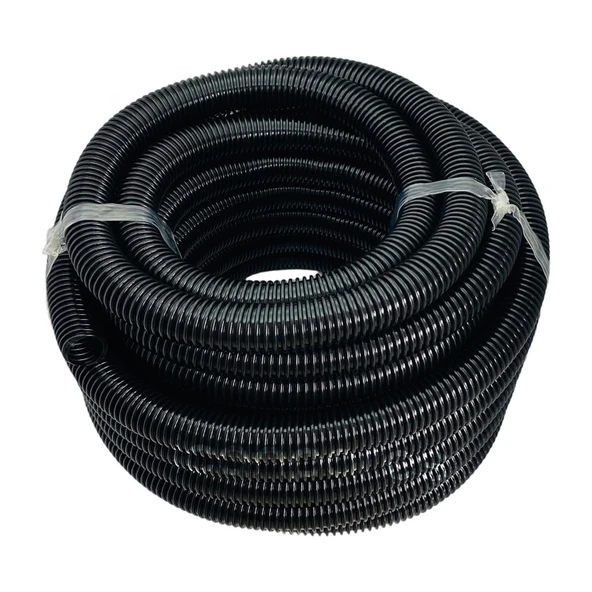 20 Metre İç Çap 35mm - Dış Çap 38.5mm Siyah Süpürge Hortumu | Ev, Ofis, Endüstriyel ve Ticari Kullanım ürün görseli