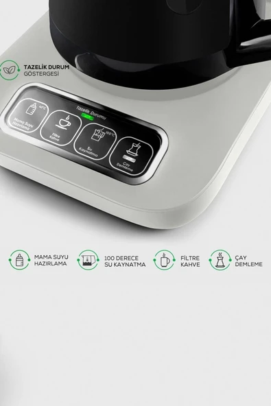 Karaca Robotea Pro 4 in 1 Konuşan Çay Makinesi Starlight - Resim 2