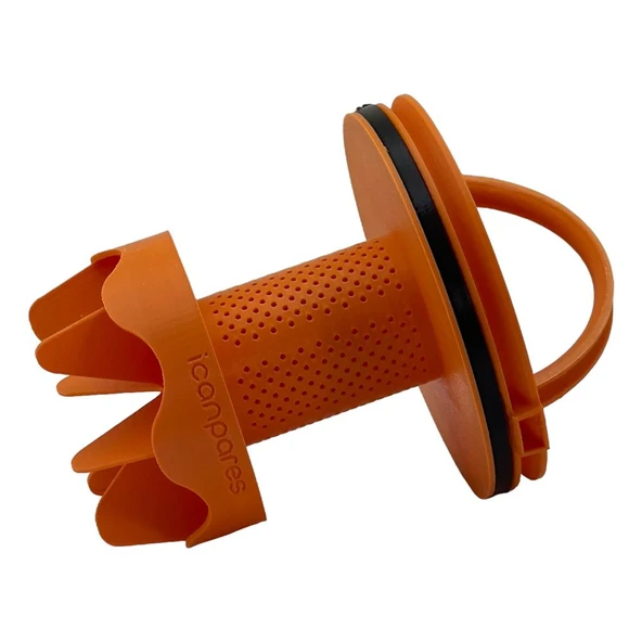 Rowenta İle Uyumlu Süpürge Toz Haznesi Seperatörü - RO 3726, RO 3723 Compact Power Cyclonic - Turuncu - Resim 2