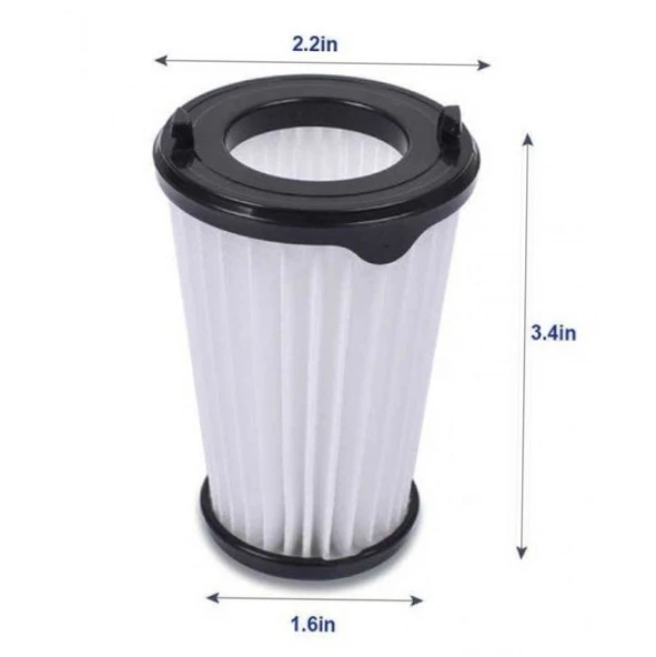 Electrolux İle Uyumlu Ergorapido ERG 103 Ergo 01 02 05 11 12 13 Süpürge Silindirik Hepa Filtresi - Resim 3