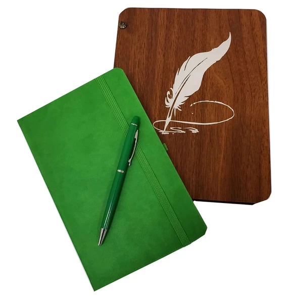 pilelistore Ahşap Kutulu Hediyelik Set ürün görseli 1