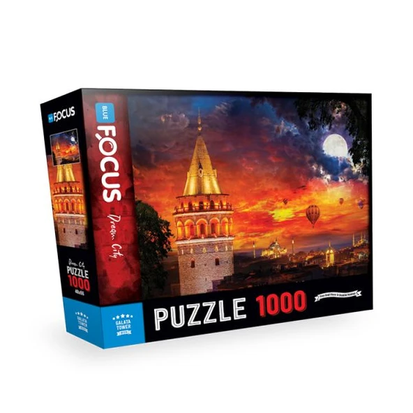Blue Focus Puzzle Galata Kulesi 1000 Parça ürün görseli 1
