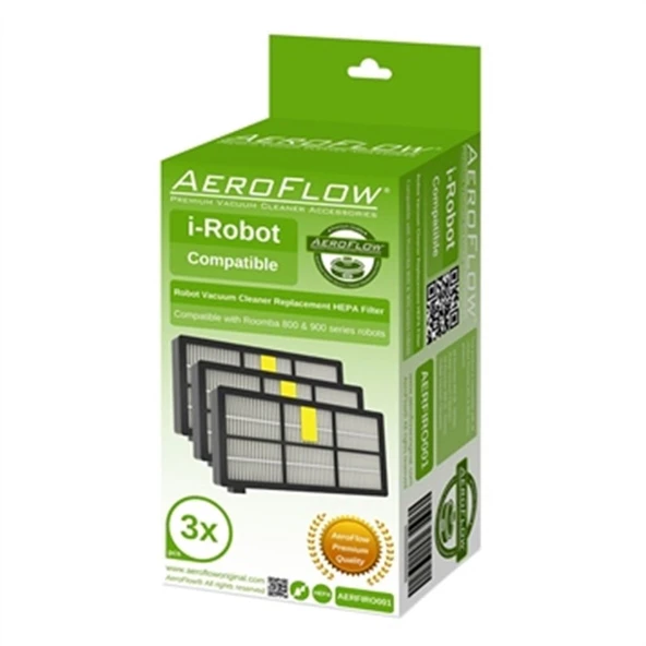 AeroFlow iRobot Roombaa 800/900 Filtre 3'lü Paket ürün görseli