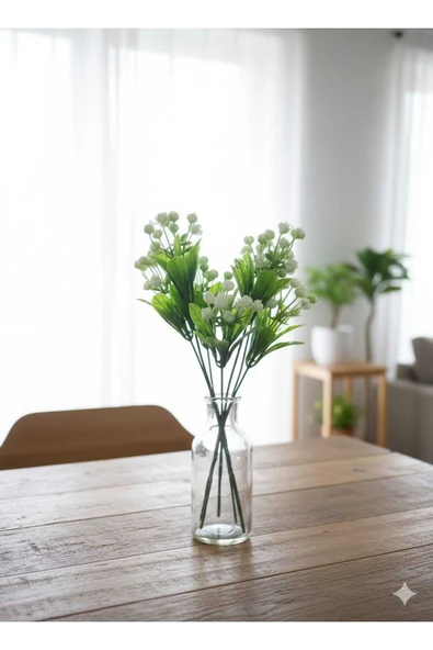 1 ADET BES DALLI 27 CM YAPAY YEŞİLLİKLİ CİPSO ARANJMAN DEKOR BİTKİSİ ürün görseli