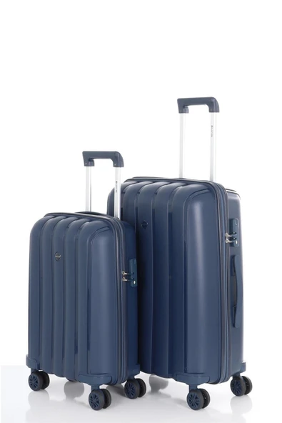 MÇS 305 İKİLİ SET POLİPROPİLEN KIRILMAZ VALİZ ORTA KABİN - Resim 10