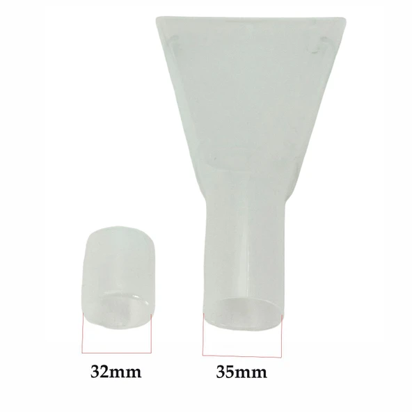 Universal Koltuk ve Halı Yıkama Su Emici Vakum Başlığı - Şeffaf - Aparatlı - Resim 2