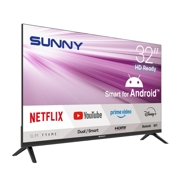 Sunny SN32HMLN-A14S 32" 82 Ekran Uydu Alıcılı Android Smart LED TV - Resim 2