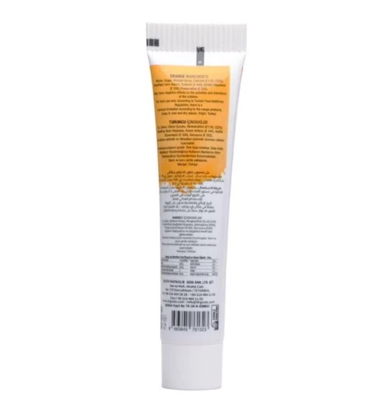 DR GUSTO TÜP JEL GIDA BOYASI TURUNCU - 50 GR - Resim 2