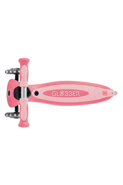 GLOBBER IŞIKLI SCOOTER KOYU PASTEL PEMBE - Resim 2