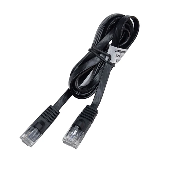 RJ45 Cat5e slim yassı internet ağ bağlantı kablosu 10'lu paket 1.5m - Resim 2