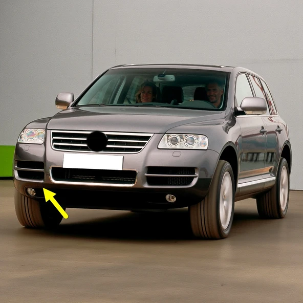 VW Volkswagen Touareg 2003-2007 Sağ Ön Çeki Demiri Kapağı 7L6807156A ürün görseli 1