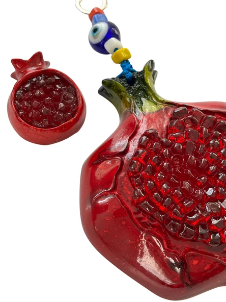 NEVCE STORE Nar Figürlü Dekor Seti Duvar Süsü ve Magnet Ev Ofis Hediyelik Aksesuar - Resim 7